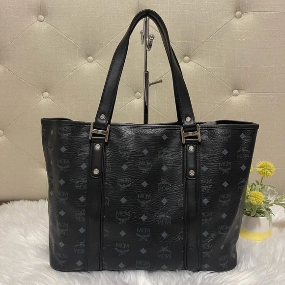 Authentic MCM Tote Black - Picture 3 of 14